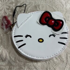 Primark Hello Kitty White and Red Coin Purse NWOT